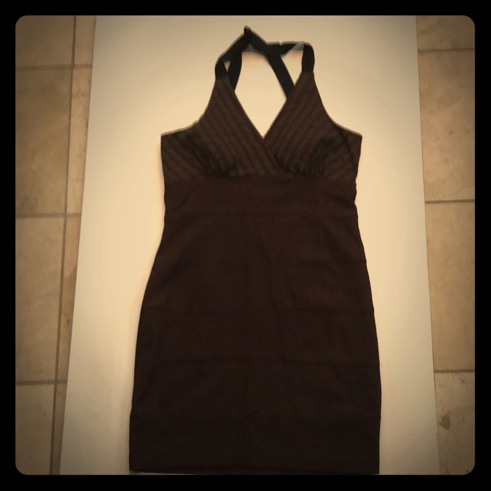 Fun brown mini dress
